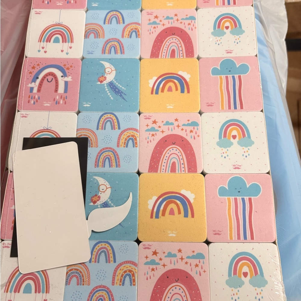 Colorful Rainbow Craft Paper Set
